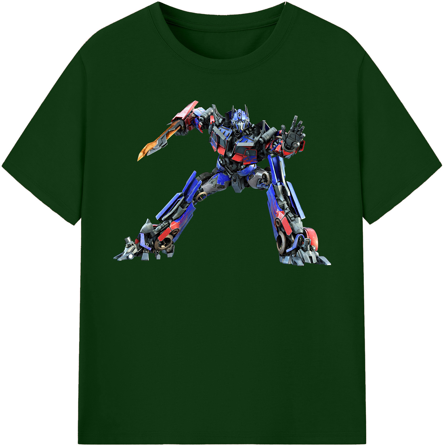 （画像用） Transformers トランスフォーマー 綿100％半袖Tシャツ（フロントプリント）